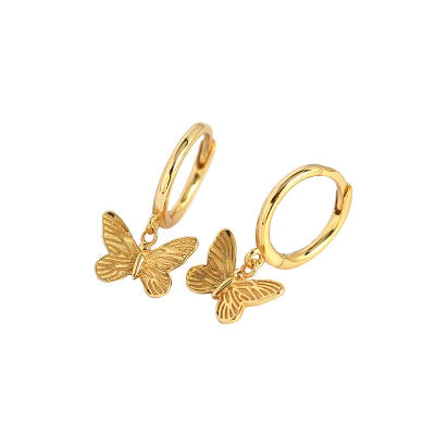 Gold and Silver butterfly huggies